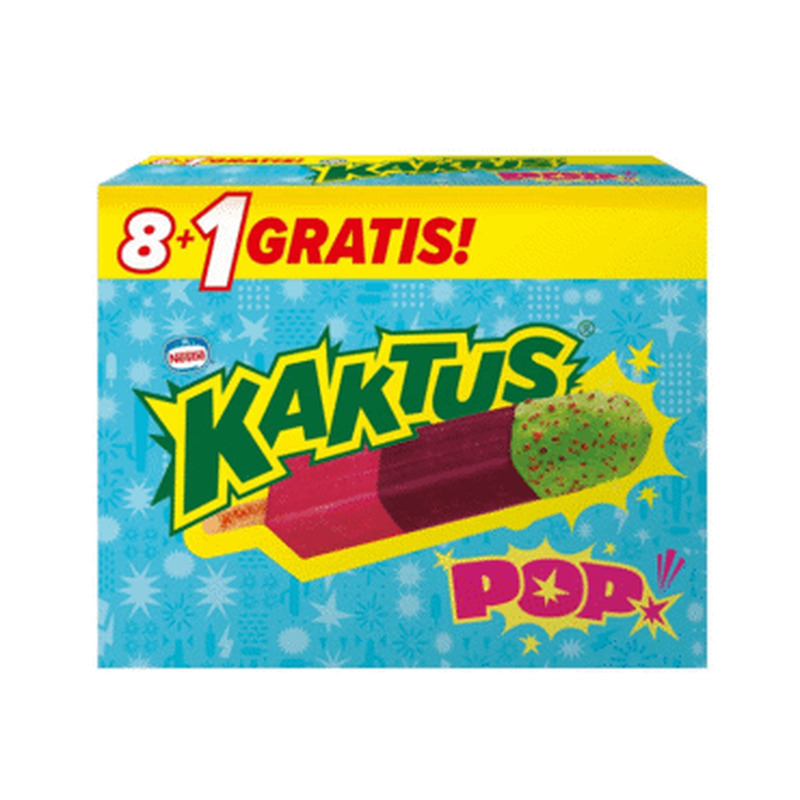Jäätis Kaktus Pop NESTLE 9x48g
