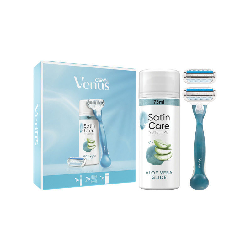 Venus Smooth Raseerija + 1 Varutera + Gillette Satin Care Raseerimisgeel