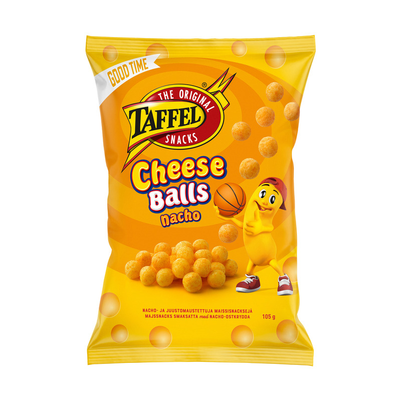 Taffel Cheese Balls Nacho maisisnäkid 105g