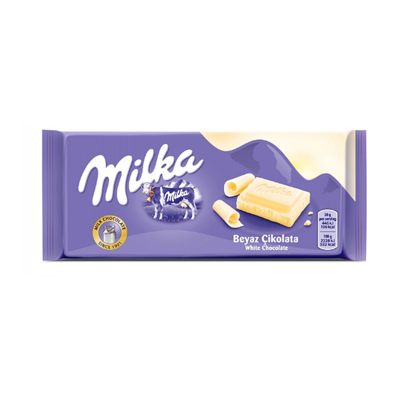 Valge šokolaad, MILKA, 80 g