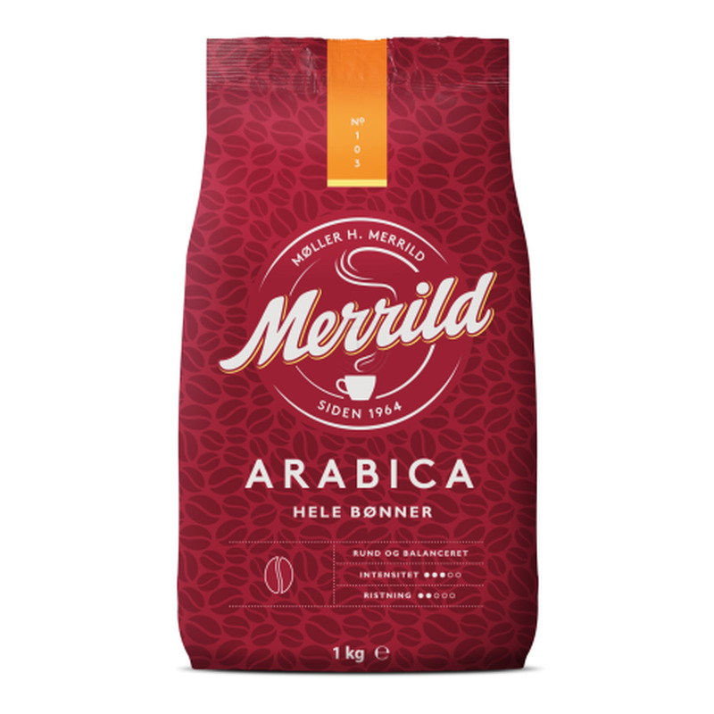Kohvioad 100% araabika Merrild 1kg