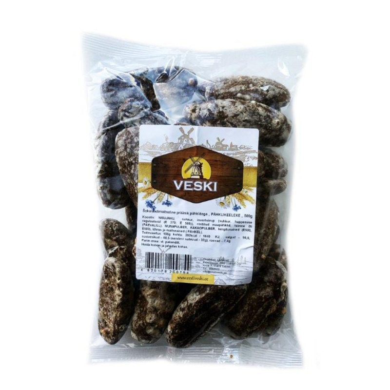 VESKI Šokolaadipräänik pähklitega "Pähklikeeleke" 500g
