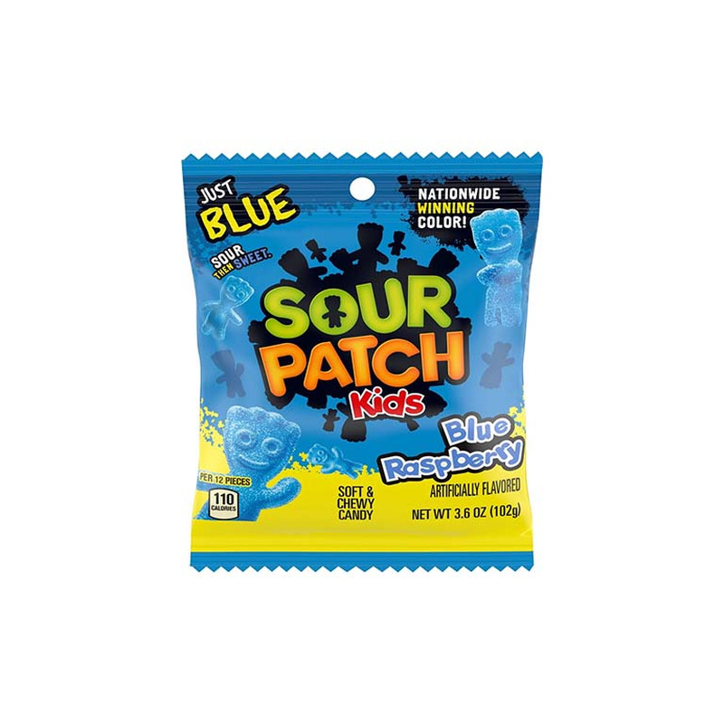 Kummikommid Sour Patch Kids Blue Raspberry 102G