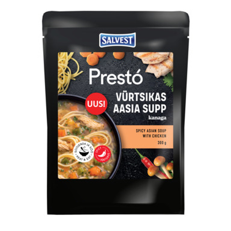 SALVEST Presto vürtsikas Aasia supp kanaga 300g