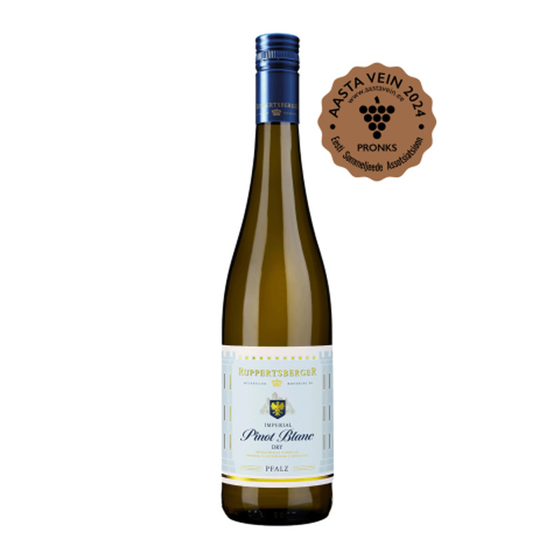 Kaitstud päritolunimetusega vein Ruppertsberger Pinot Blanc 12,5%vol 0,75l