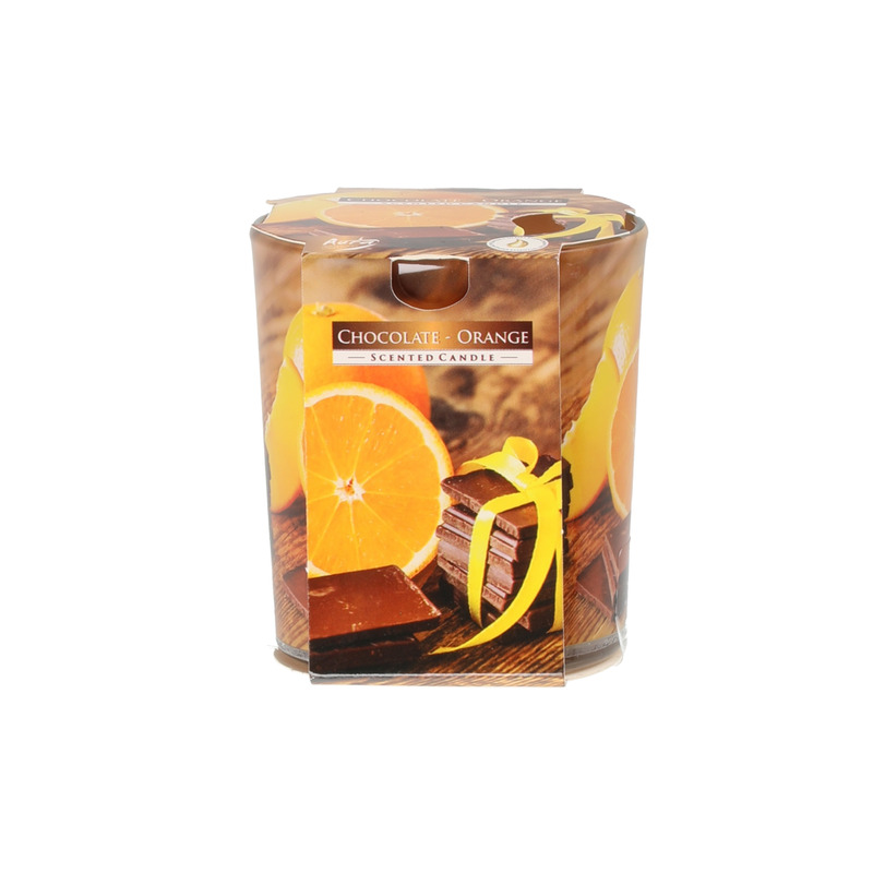 Lõhnaküünal klaasis Chocolate&Orange 22h