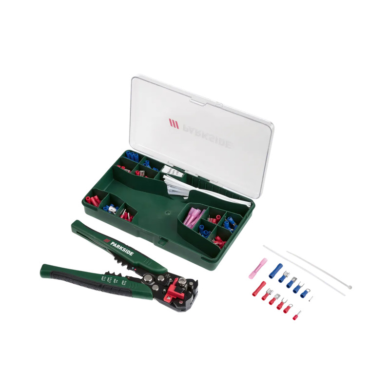 Automaatse isolatsiooni eemaldamise tööriista ja presstangide komplekt