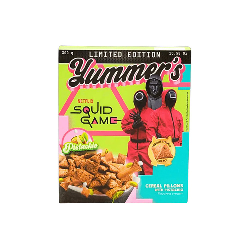Hommikuhelbed Squid Game Pistaatsiakreemiga 300g