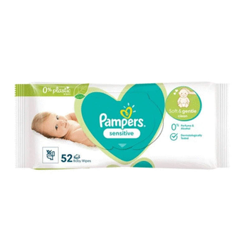 Niisked salvrätik.PAMPERS Sensit.PF 52tk