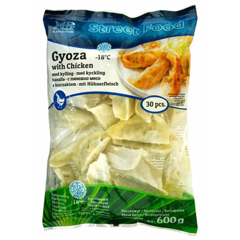 PLANETS PRIDE Gyoza pelmeenid kanalihaga 600g (30x20g, külm.)