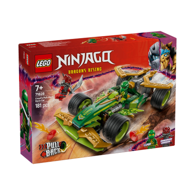 Konstruktor Lego Lloydi Tagasitõmmatav Võidusõiduauto 71828