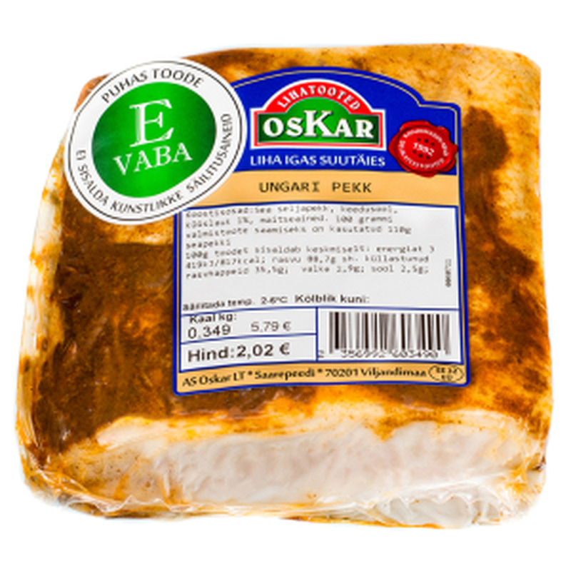 Oskar Ungari pekk ~300g/ ~400g kg v/p