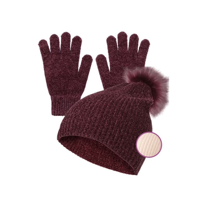 Kinnaste ja mütsi komplekt