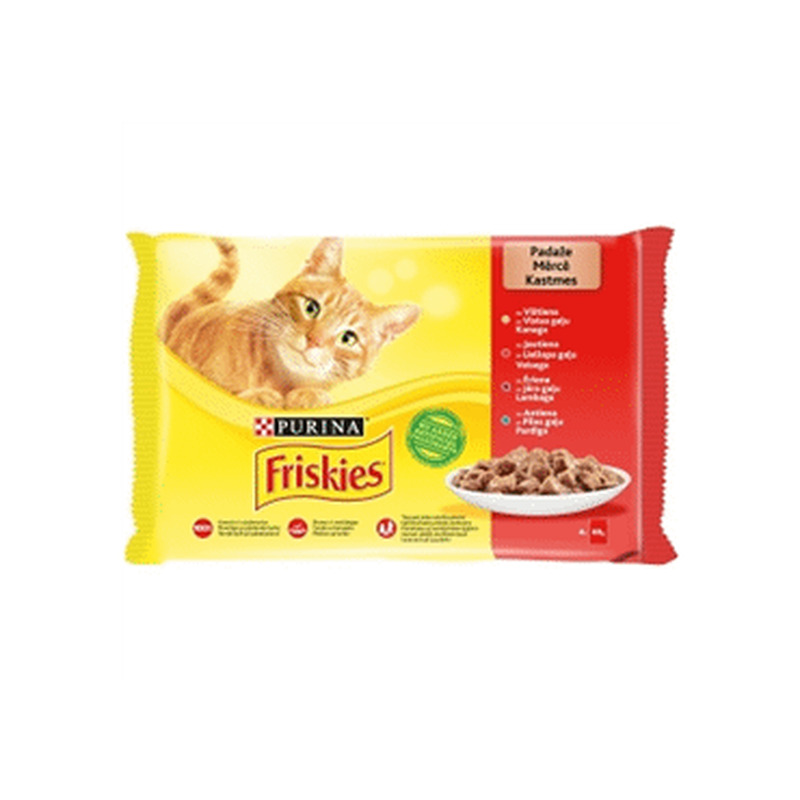 Kiisueine FRISKIES Lihaga 4x85g