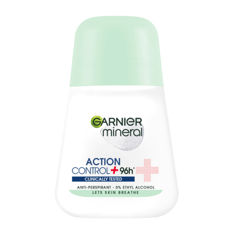 Rulldeodorant Garnier Mineral Action Control Clinically Tested naistele 50ml