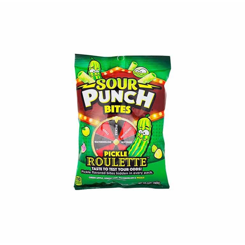 Närimiskommid SOUR PUNCH (PICKLE ROULETTE), 140g