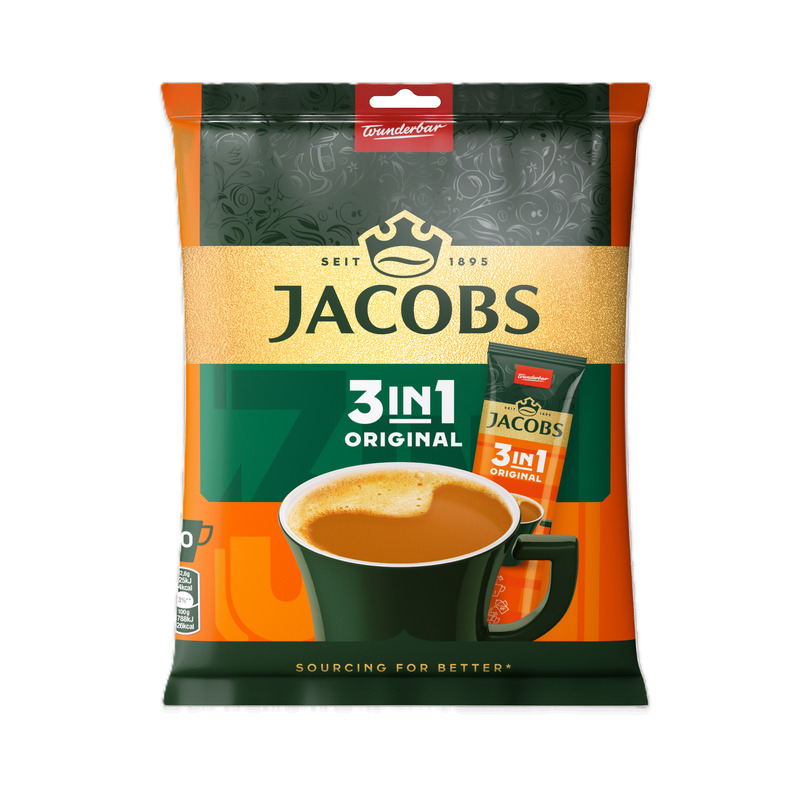 Jacobs Lahustuv Kohvijook 3in1 (10×12,6g) 126g