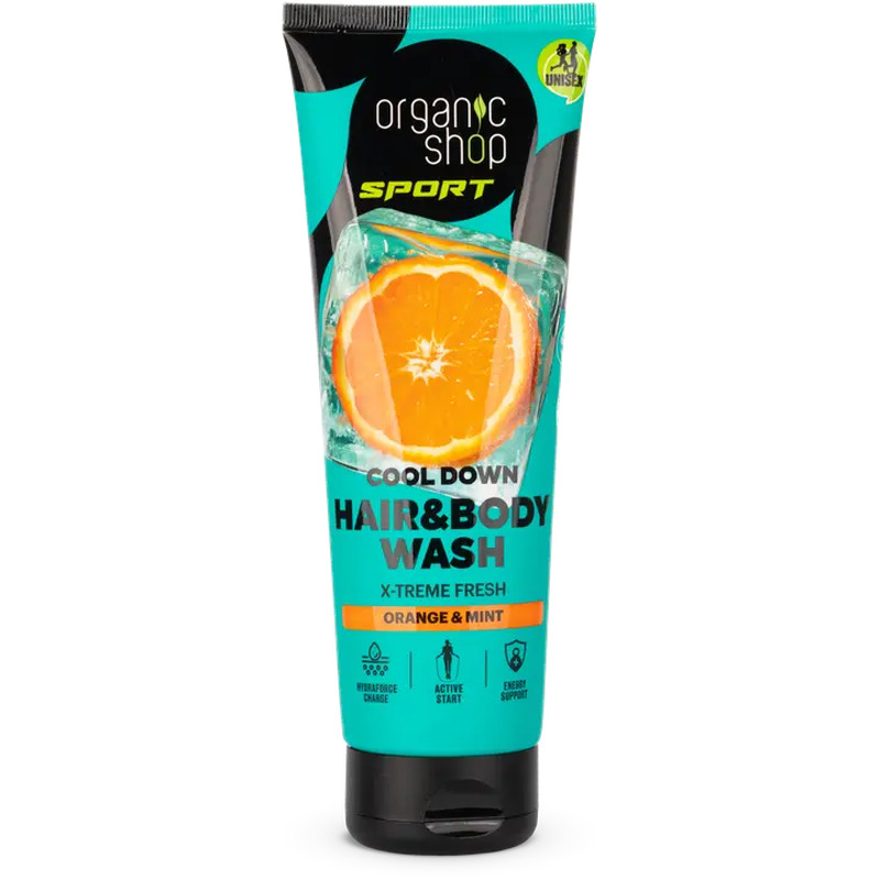 Juuste- ja kehapesu Organic Shop Sport Unisex 200ml