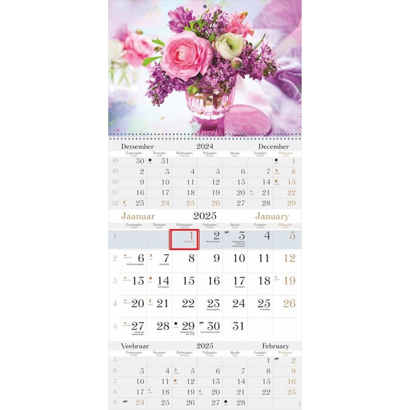 Trio 12 Lux - kalender, KUMA, 1 tk