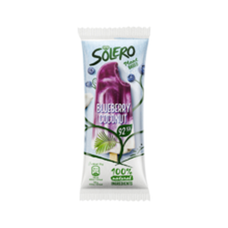 Solero Blueberry Coconut pulgajäätis 84ml/75g