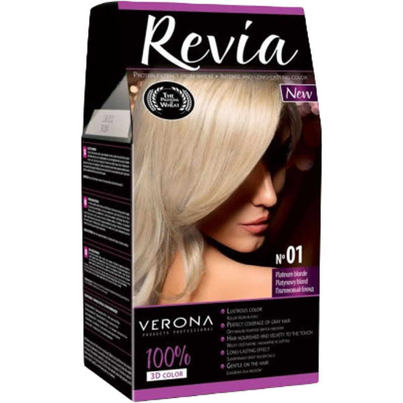 Revia Püsijuuksevärv Plaatina Blond nr.01 120ml