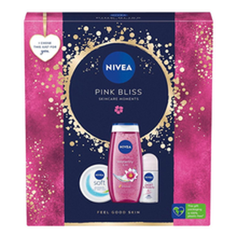 Kinkekomplekt nivea pink bliss 3tk