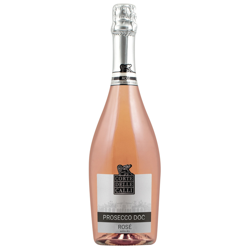 CORTE Delle CALLI Prosecco Doc Rose Extra Dry11% 75cl(roosa)