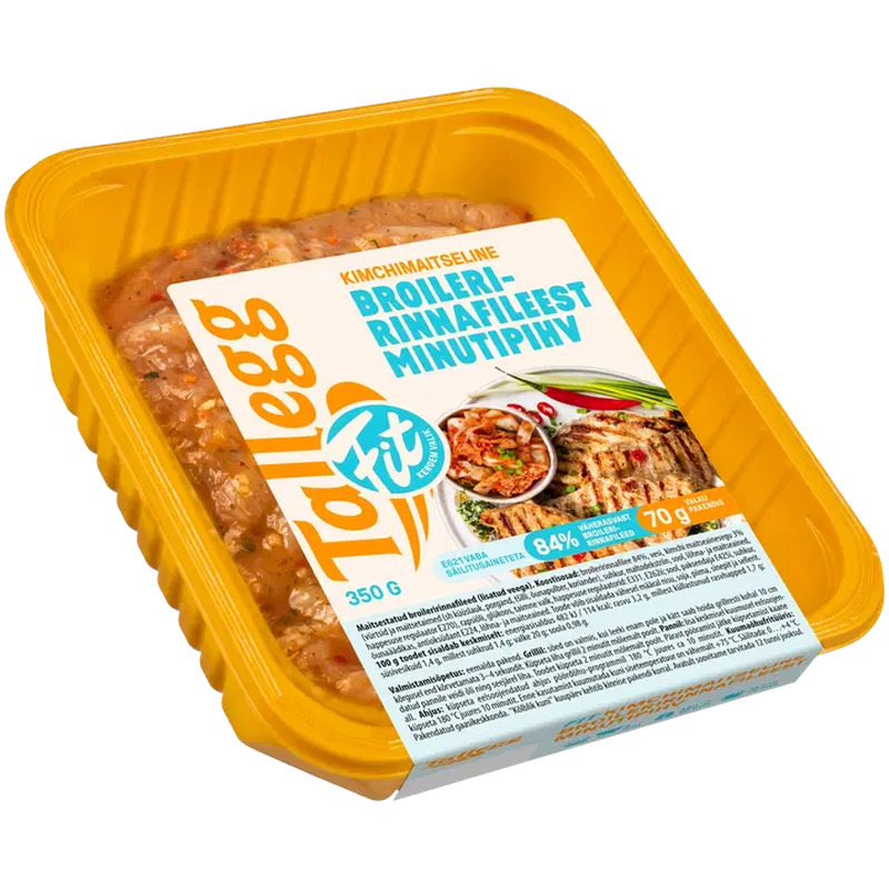 Tallegg Fit kimchimaitseline broileririnnafileest minutipihv 350 g