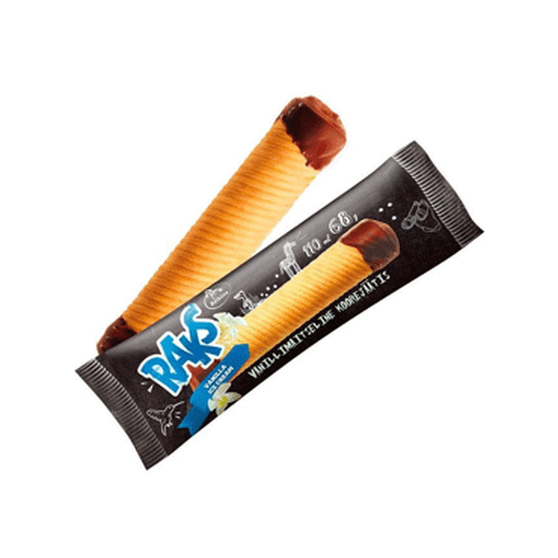 Koorejäätis vanillim.RAKS toruke, 68g