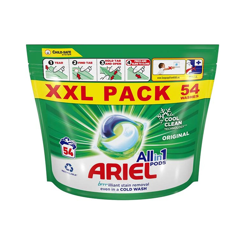 Pesukapslid All in 1 Pods Ariel 54 tk