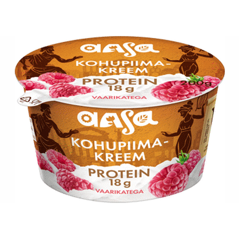 Kohupiimakreem AASA vaarikatega0.8% 200g