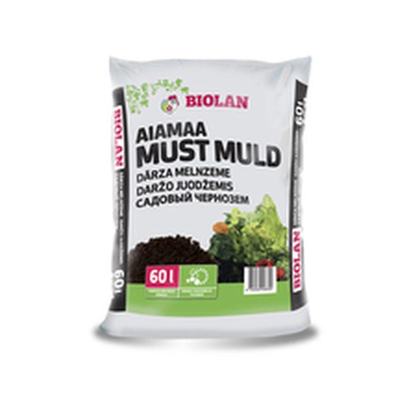 Aiamaa Must muld 60 l