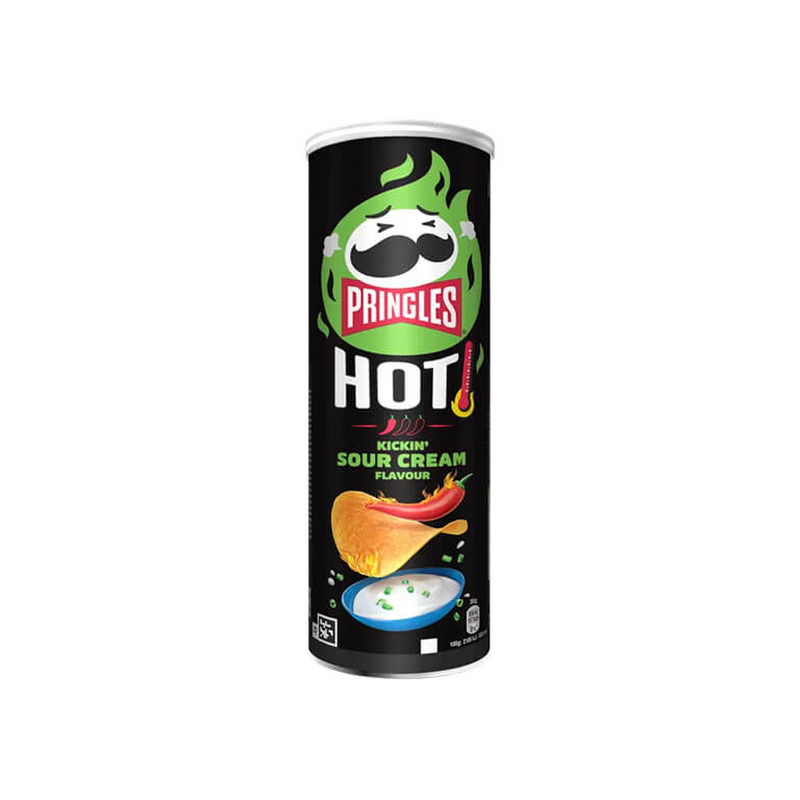 Kartulikrõpsud PRINGLES Hot Kickin’ Sour Cream, 160 g