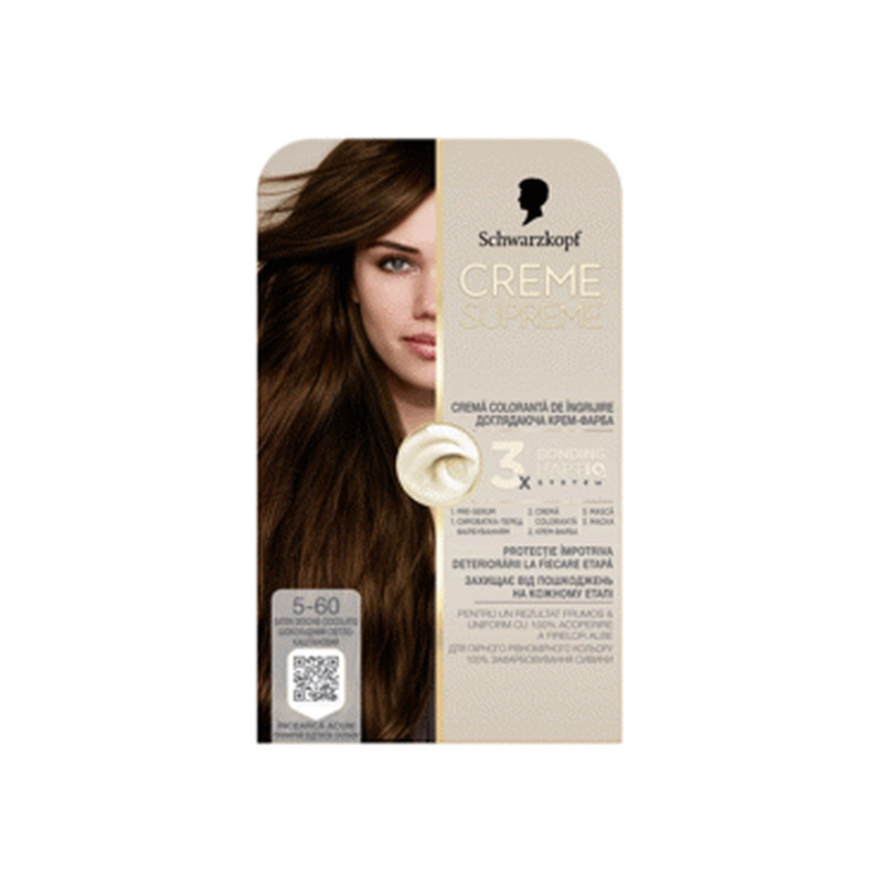 Püsivärv SCHWARZKOPF CREME SUPREME 5-60