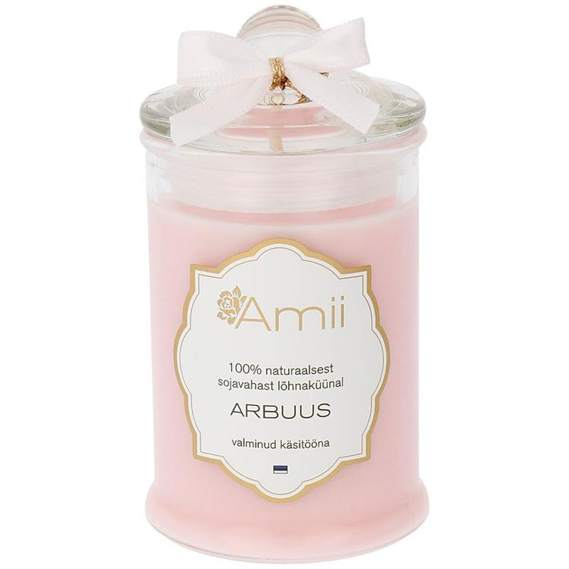 Lõhnaküünal sojavahast, Arbuus, AMII, 1 tk