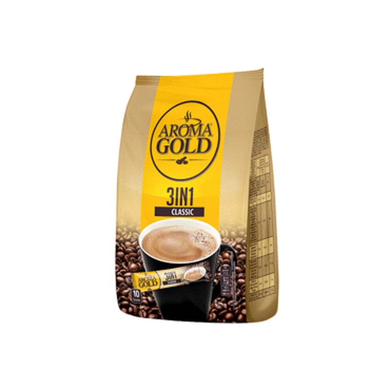 Lah.kohvijook AROMA GOLD 3in1, 10x17g