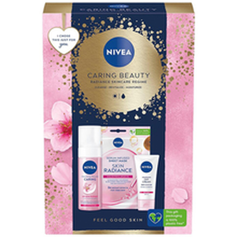 Kinkekomplekt nivea caring beauty 3tk