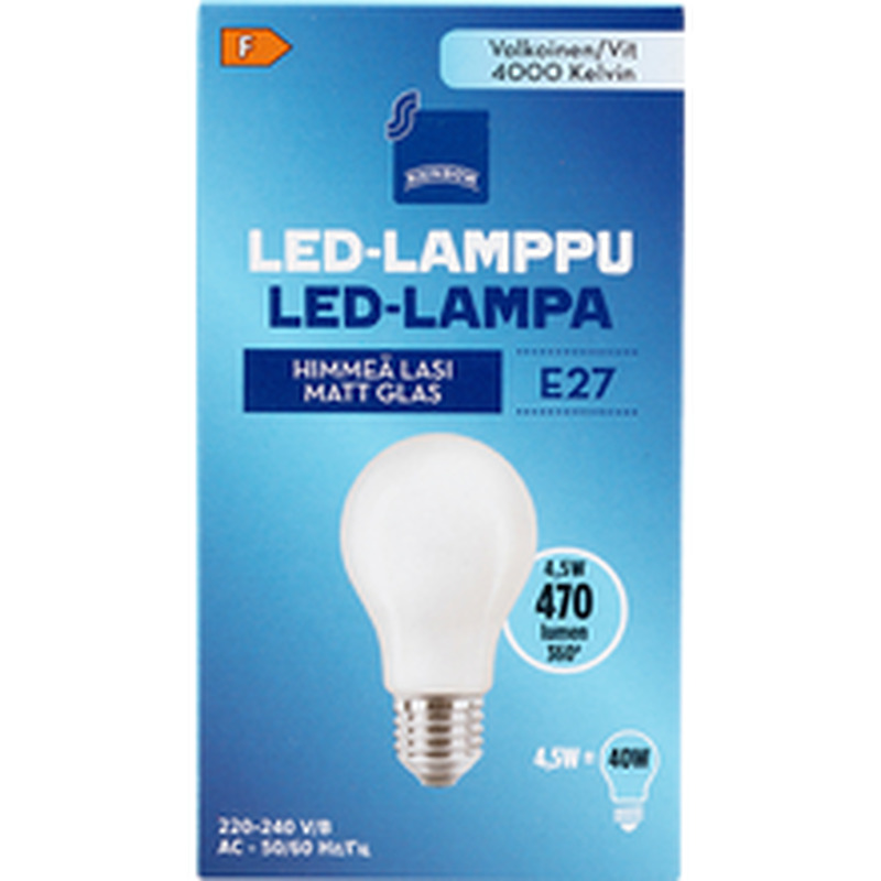 LED-lampe27 4W 4000K 470LM