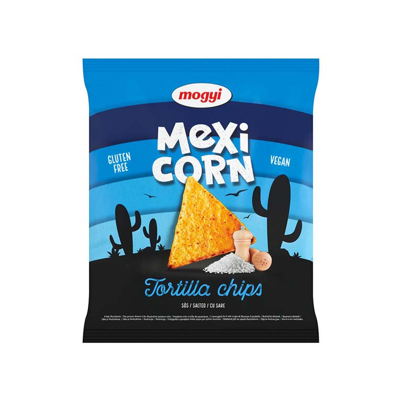 Tortilla krõpsud soolaga, MOGYI, 90 g