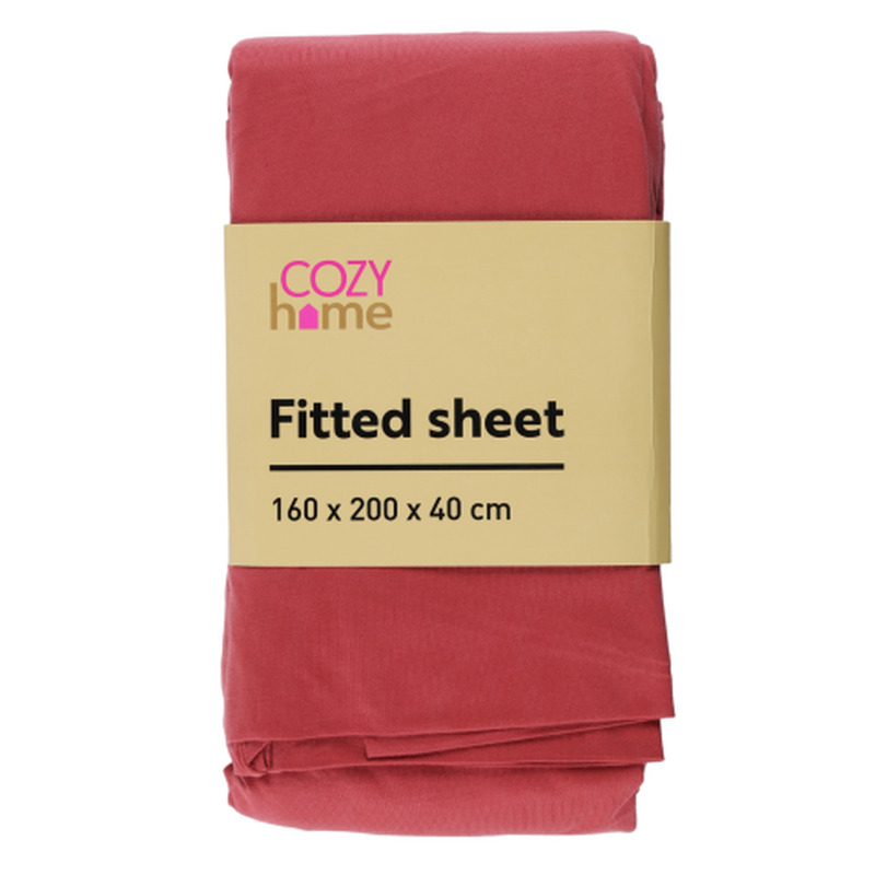 Kummiga voodilina Cozy home 160x200x40cm SS25