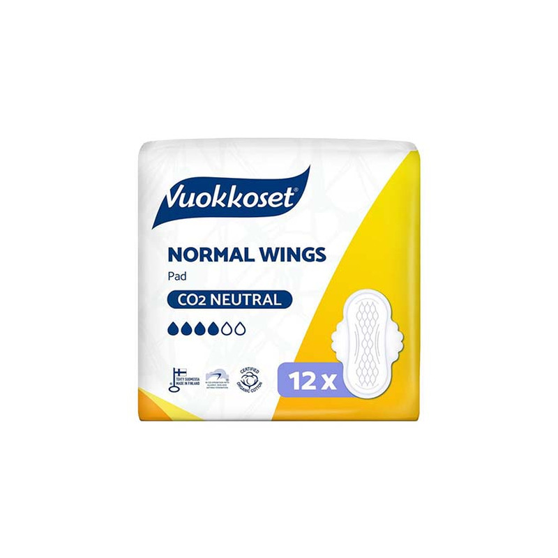 Vuokkoset Normal hügieeniside tiibadega 12 tk