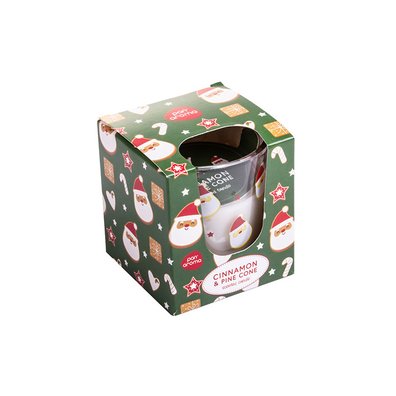 Lõhnaküünal Pan Aroma Jõuluvana CINNAMON & PINE CONE 25h