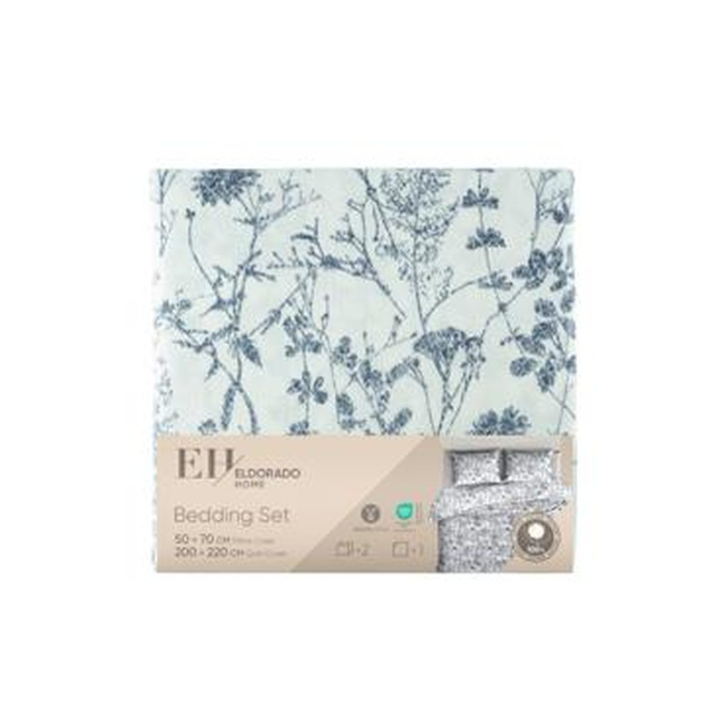 Satiinvoodipesu kmpl 200x220/2x50x70cm