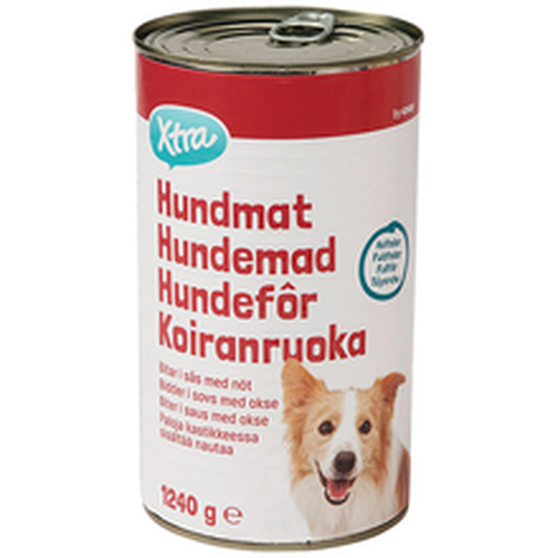 Konserv koertele loomalihaga kastmes 1,24kg