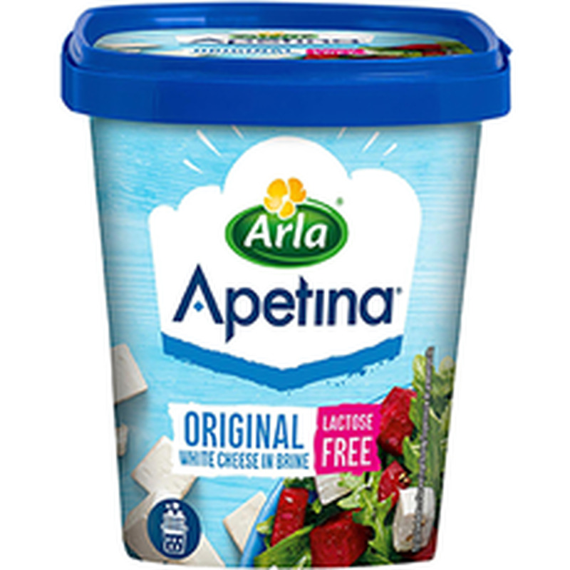 Apetina Original laktoosivabad vahemerepärase valge juustu (10%)kuubikud soolvees 200 g