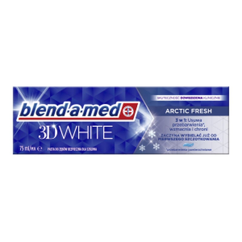 Hambapasta 3DWhite Artic Fresh, BLEND-A-MED, 75 ml