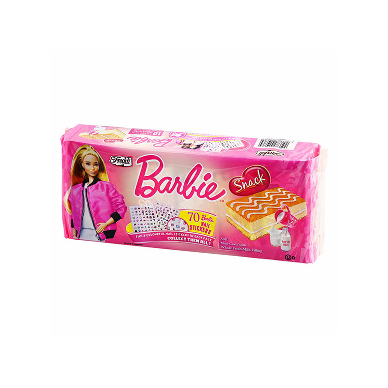 Biskviit Barbie piim 250g + küünekleebised