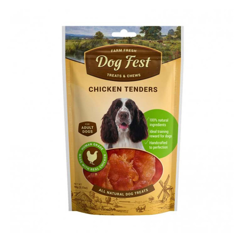 Kanaliha lõigud, täiskasvanud koertele, DogFest, 90 g