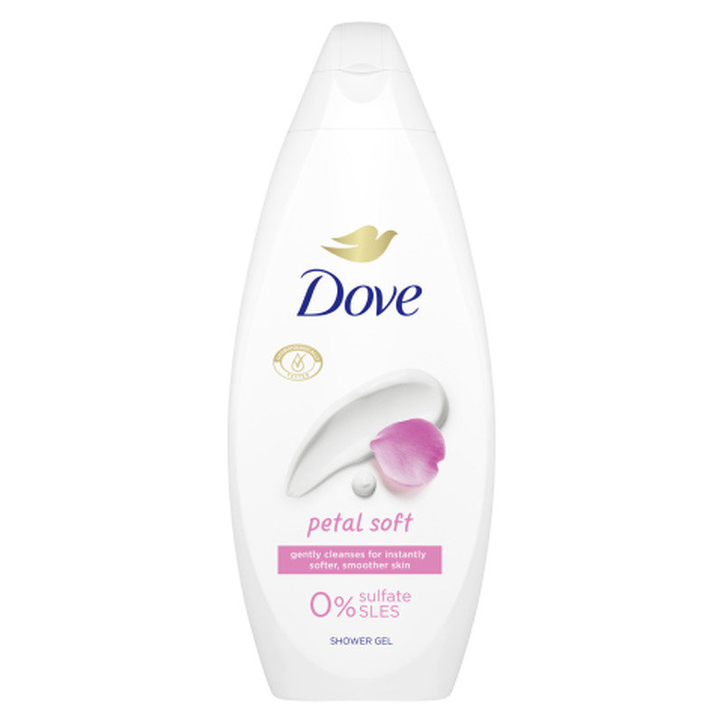 Dušigeel Dove Petal Soft 250ml