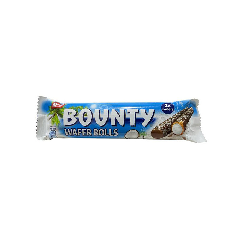 Vahvlirull täidisega, BOUNTY, 22,5 g